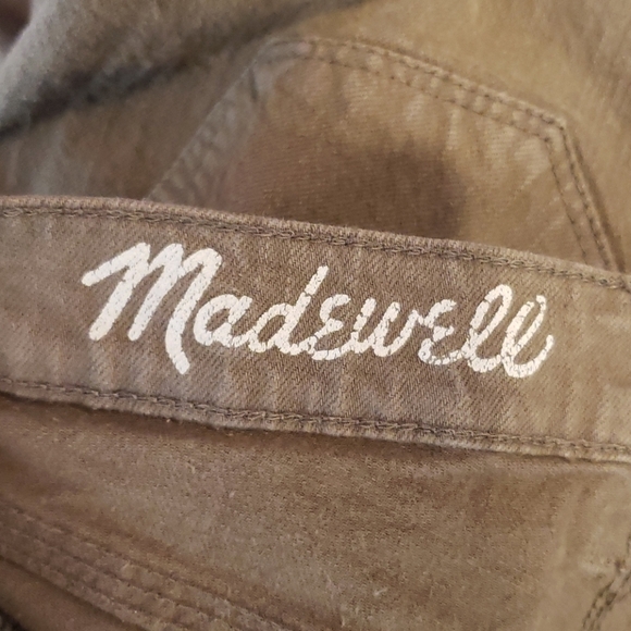 MADEWELL Olive Skinny Skinny Ankle Jeans sz 27/4 - Picture 7 of 12
